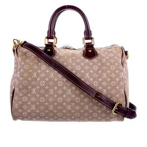 Louis Vuitton Mini Lin Speedy Bandouliere 30